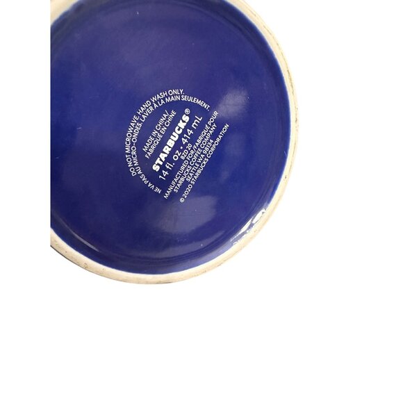 Starbucks Floral Rabbit Ceramic Mug 14 Oz Limited Edition 2020 - Picture 7 of 7